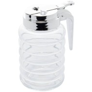 Meleira 280ml de Vidro Borossilicato Com Tampa de Metal